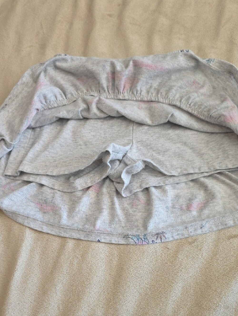 jumping beans Light Gray Tiered Skort with Dinos - Picture 3 of 5